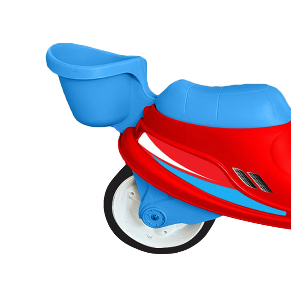 Volta Foot To Floor Balance Medium Size Push Scooter Red 3+