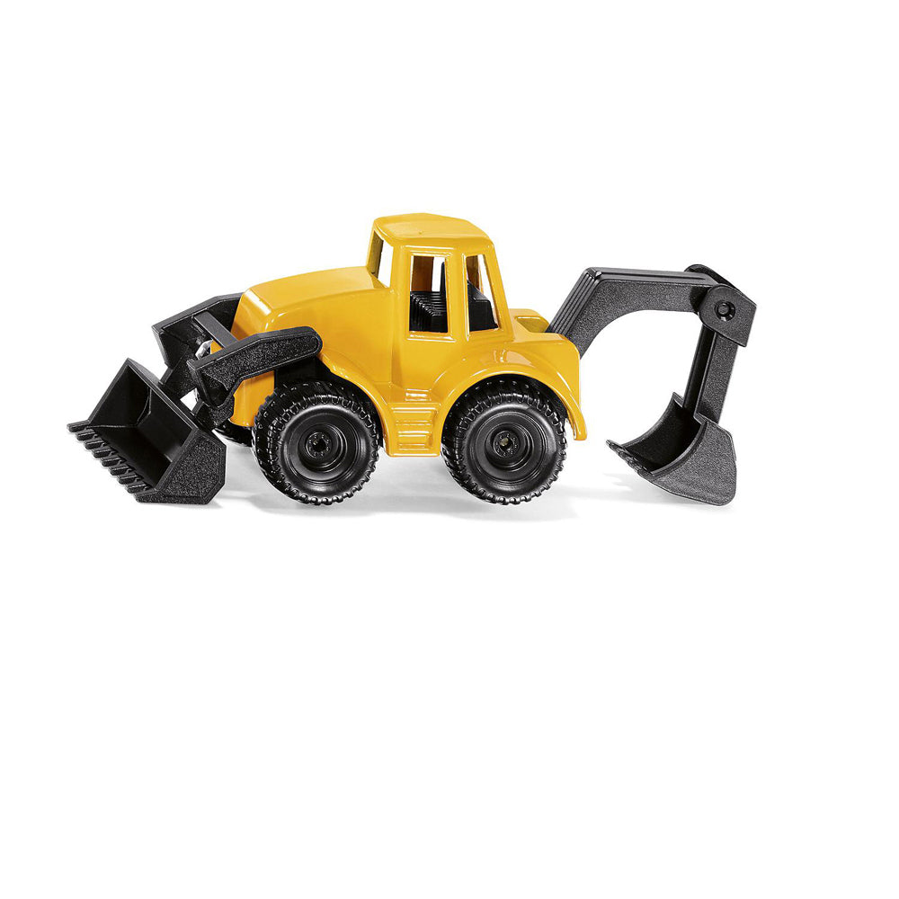 3PK Siku Backhoe Loader Construction Diecast Vehicle 86mm Toy 3y+