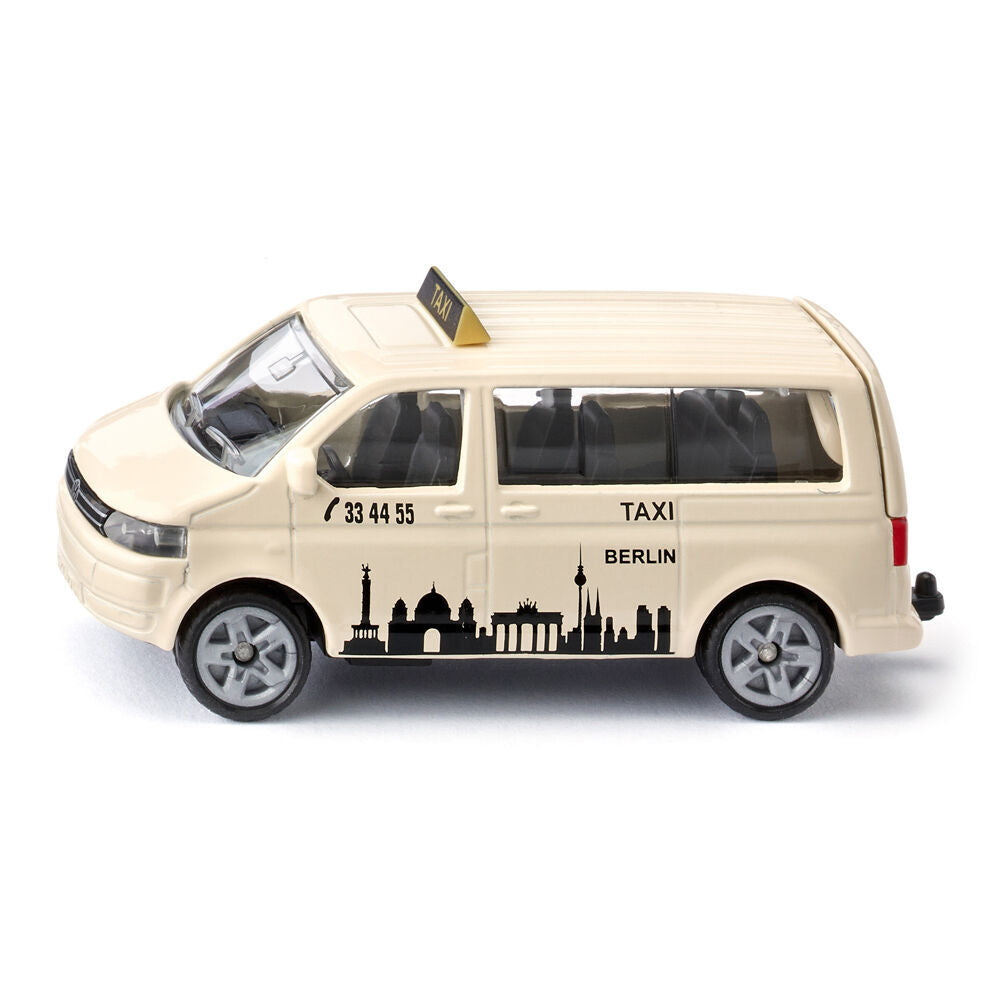 2PK Siku White VW T5 Taxi Van Vehicle Kids/Children Toy 3y+