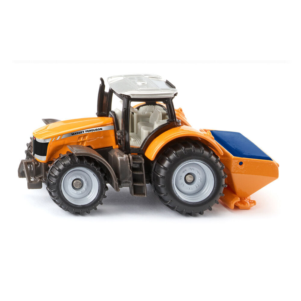 2PK Siku Orange Massey Ferguson w/ Salt Spreader Vehicle Kids Toy 3y+