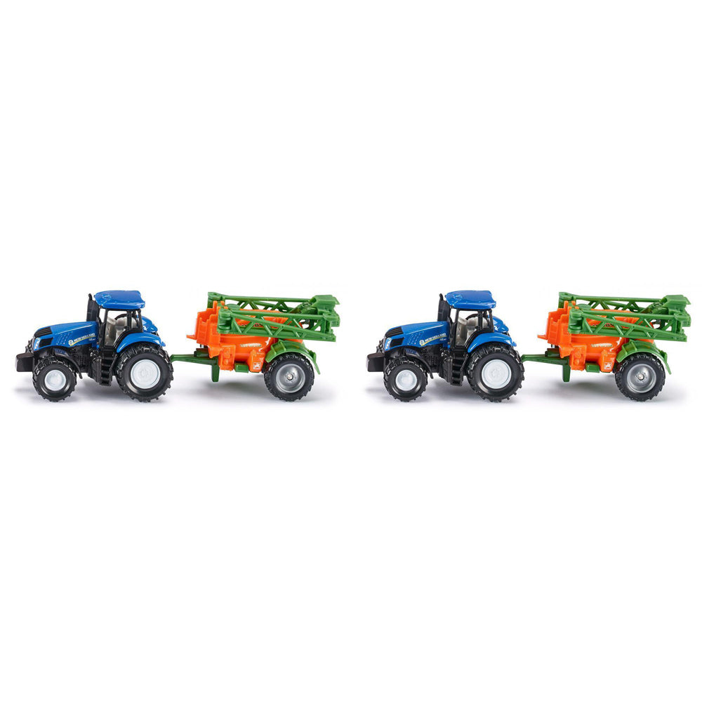 2PK Siku 1668 New Holland Tractor w/ Crop Sprayer 147mm Kids Toy 3y+
