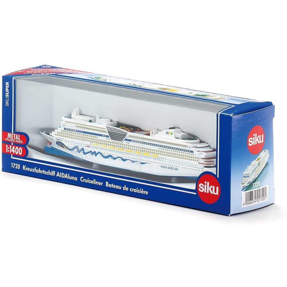 Siku 1:1400 Scale Diecast AIDA Cruiseliner Ship Kids 181mm Toy 3y+