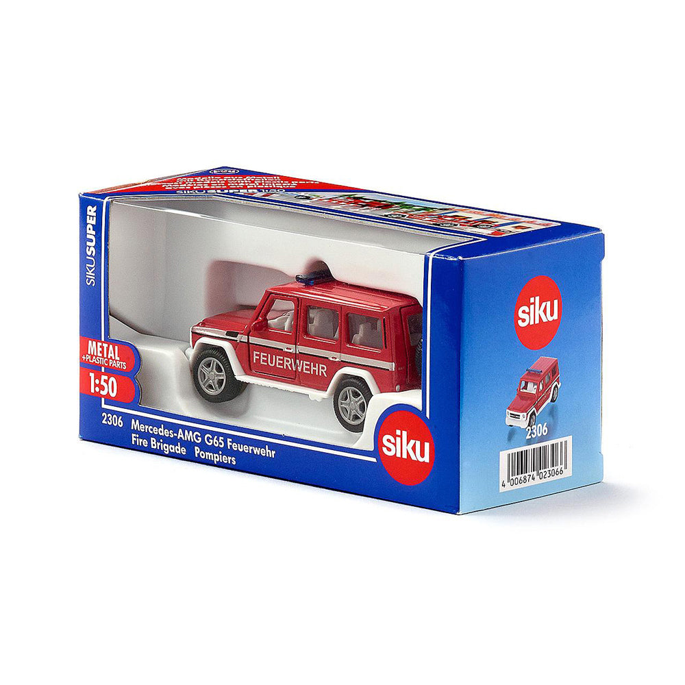 Siku 1:50 Scale Diecast Mercedes-AMG G65 Kids 96mm Vehicle Toy Red 3y+