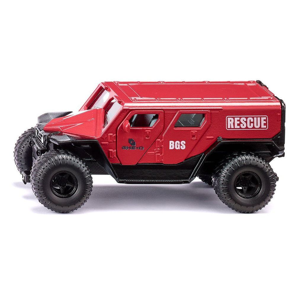 Siku 2307 GHE-O Rescue Vehicle 1:50 Scale 113mm Kids Toy Red 3y+