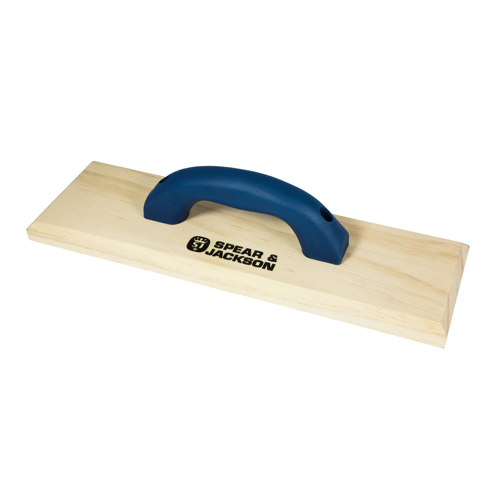 Spear & Jackson Pine Timber Float Plastic Handle 375mm - Natural