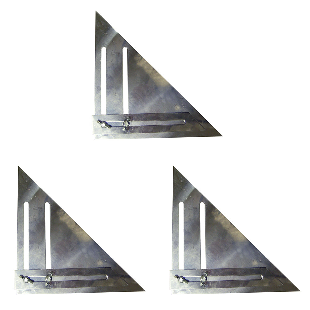3PK Spear & Jackson Plasterers Square S/Steel 210mm - Silver