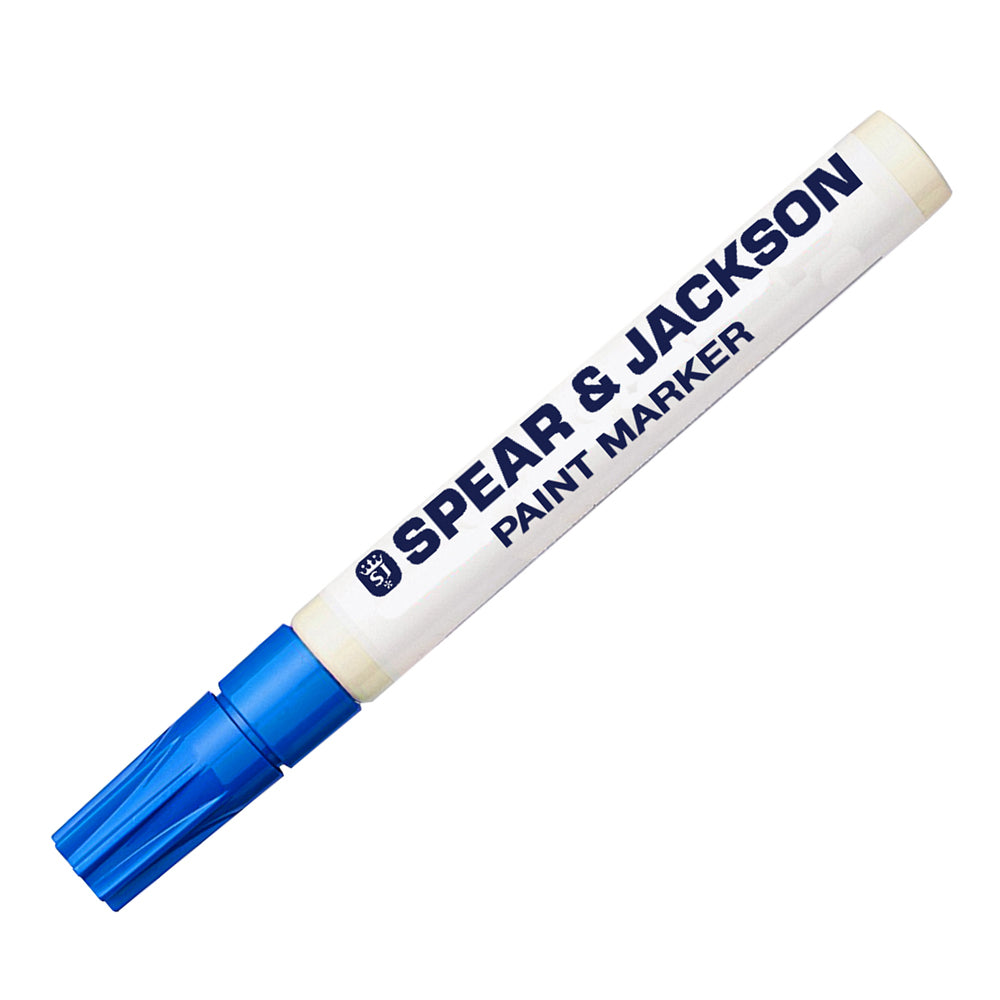 10PK Spear & Jackson Paint Marker 2mm Acrylic Tip - Blue