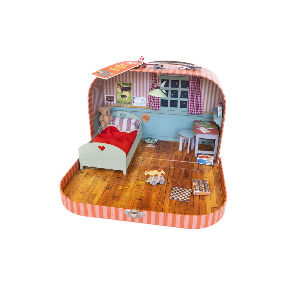Sam & Julia Mouse Mansion To Go Bedroom Kids DIY Toy 4y+