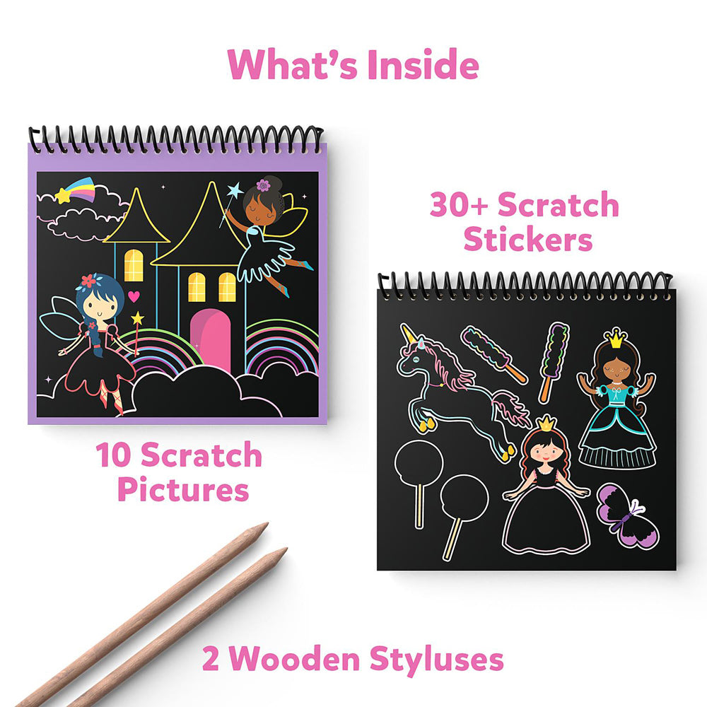 Skillmatics Magical Scratch Art Unicorns & Princesses Kids/Childrens Toy 3+