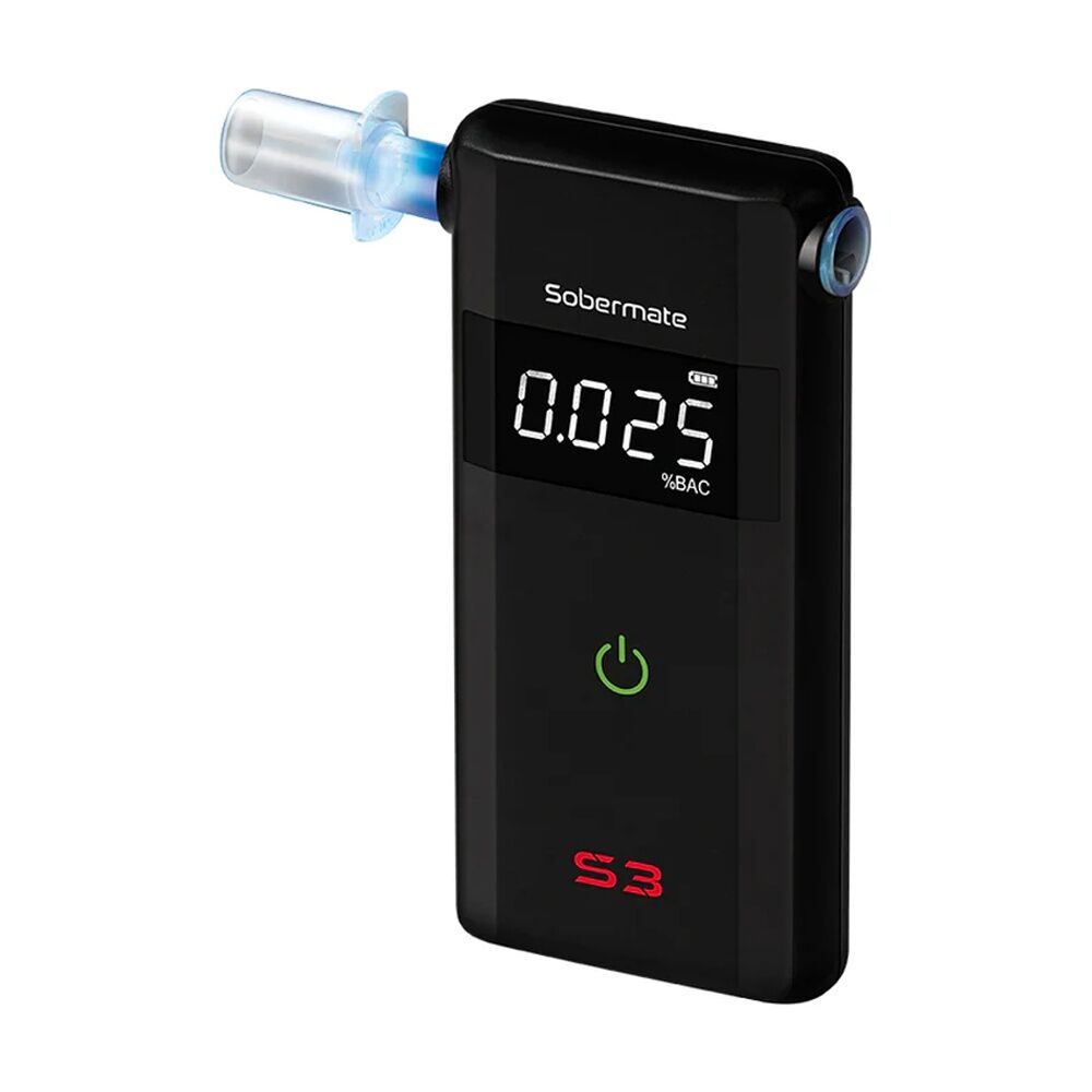 Andatech Sobermate S3 Fuel Cell Accurate Sleek Personal Portable Breathalyser