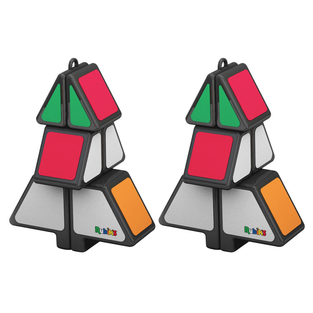 2PK Spin Master Rubik's Christmas Tree Twist Cube Kids Toy 3+