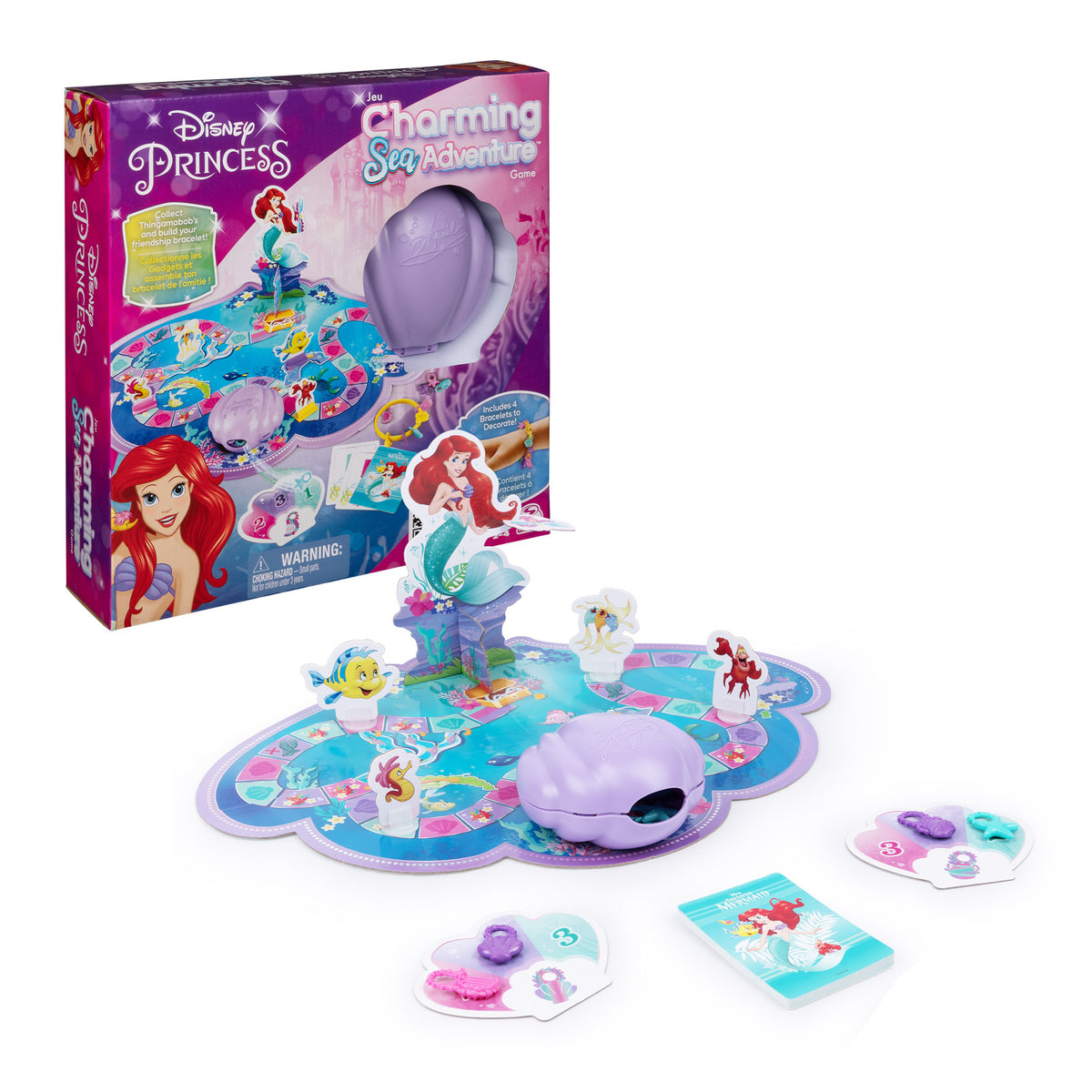 2PK Spin Master Little Mermaid Signature Game 2-4 Players Kids Toy 4+