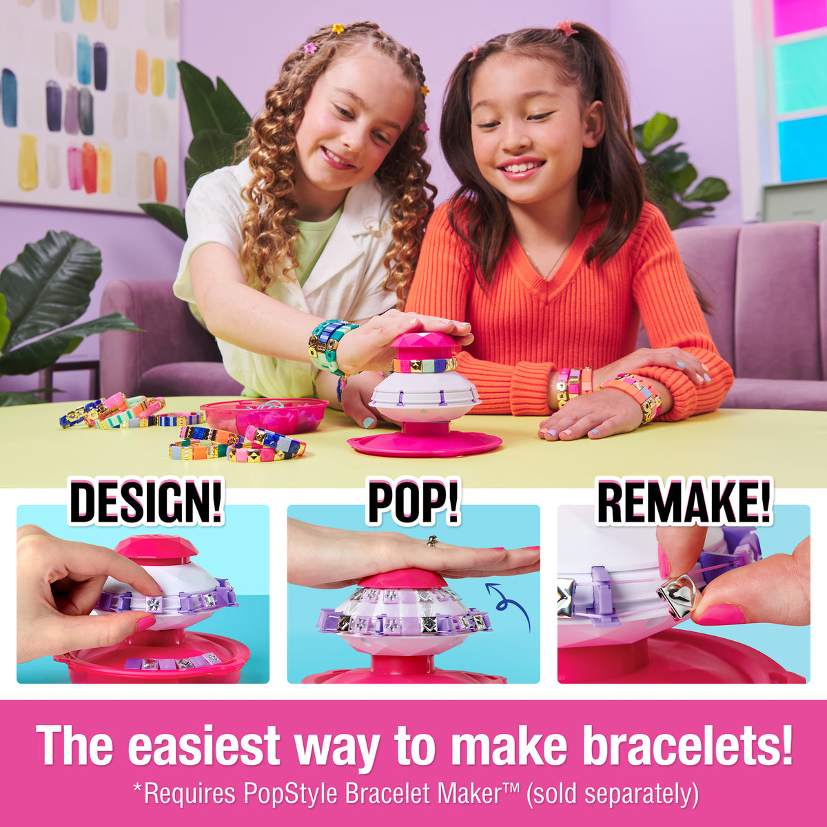 Spin Master Cool Maker PopStyle Glitter & Gem Expansion Pack 6+