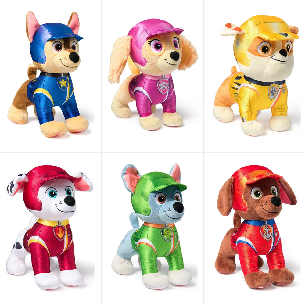 Paw Patrol Rescue Wheels Basic Plush Kids Soft Toy Assorted 3y+