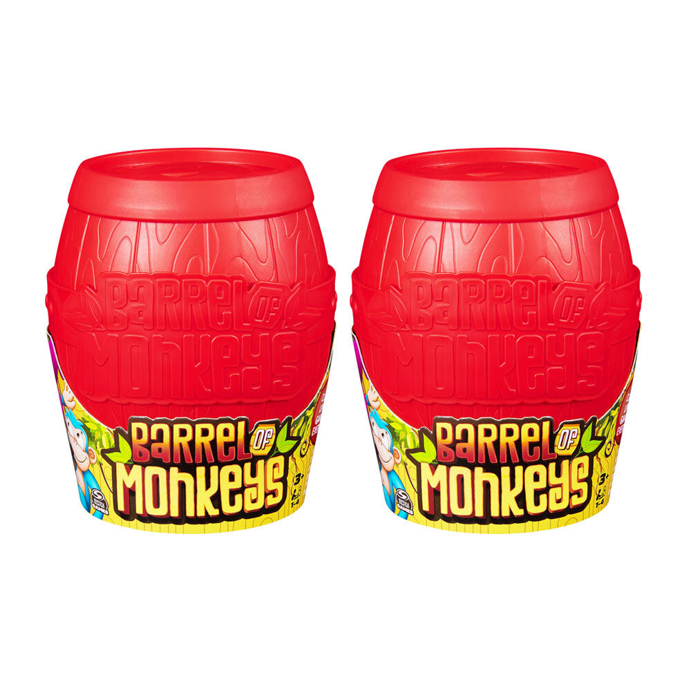 2PK Spin Master Barrel Of Monkeys Game Kids/Children Toy 3+