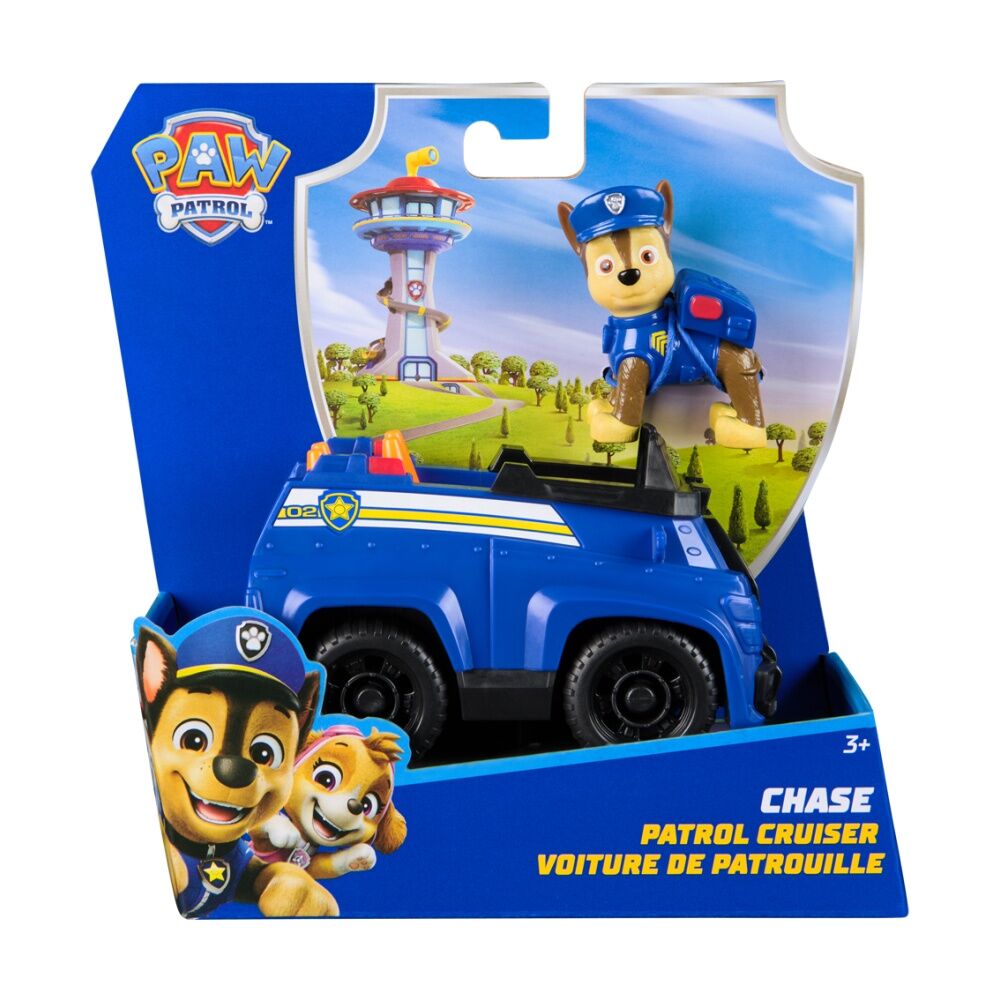 2pc Paw Patrol Kids Sustainable Blue Basic Toy Rescue Vehicle Chase 3Y+