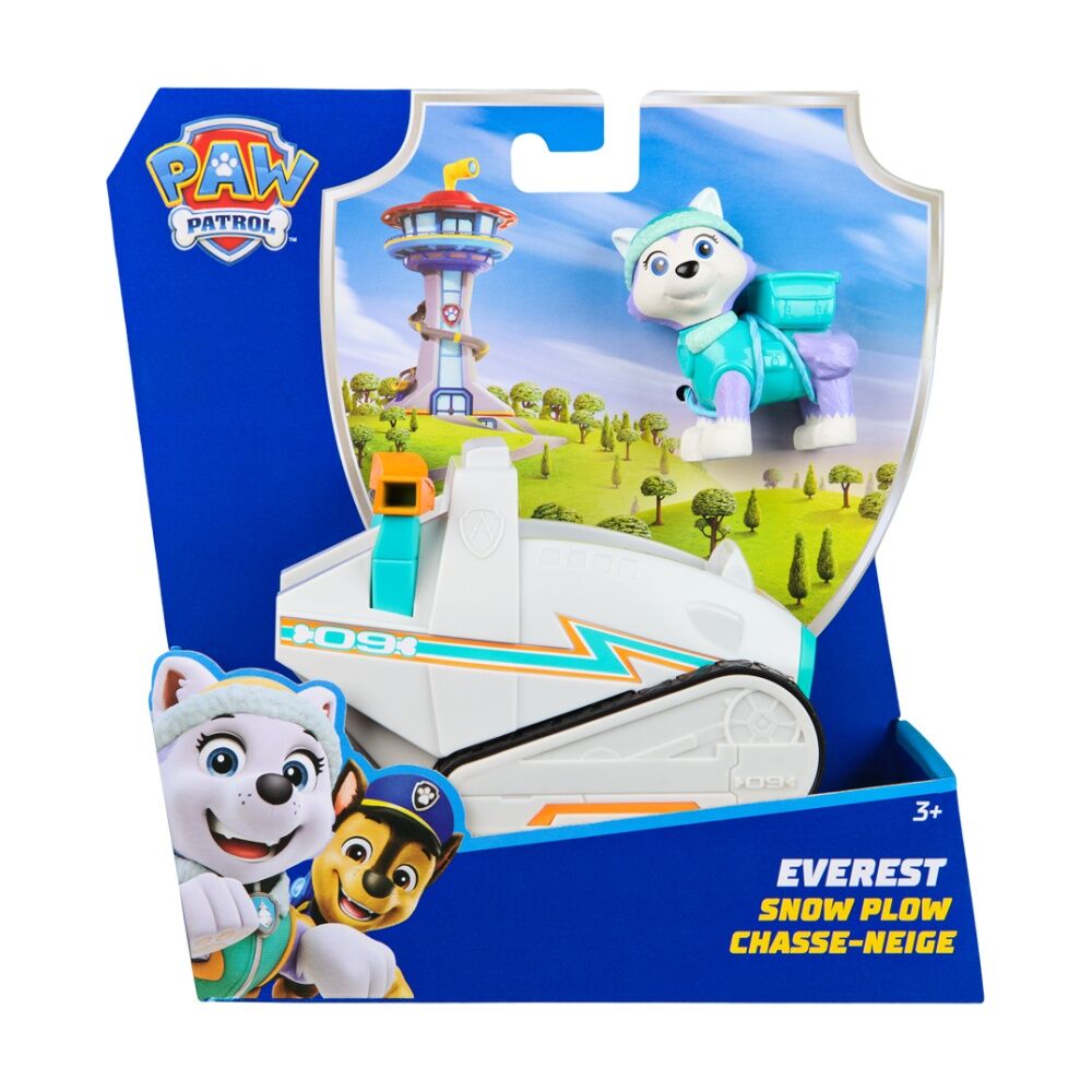 2pc Paw Patrol Kids Sustainable Grey Basic Toy Rescue Vehicle Everest 3Y+