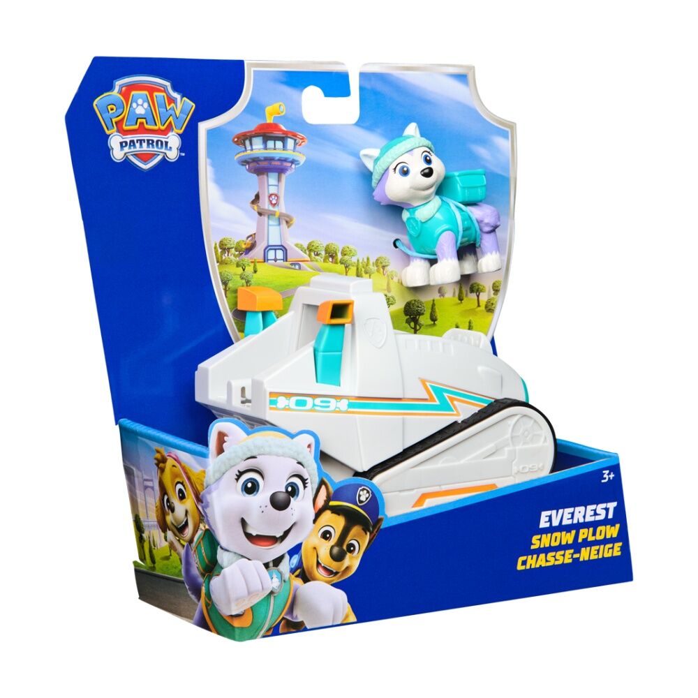 2pc Paw Patrol Kids Sustainable Grey Basic Toy Rescue Vehicle Everest 3Y+