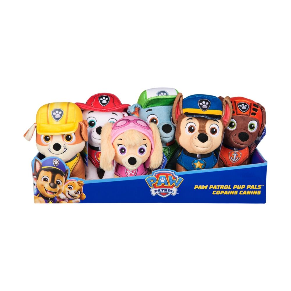 Paw Patrol Characters Core Basic Plush Childrens Toy Assorted 3Y+