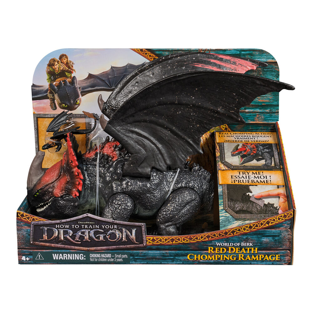 Spin Master Dragon's Movie Red Death Chomping Rampage Action Figure 4y+
