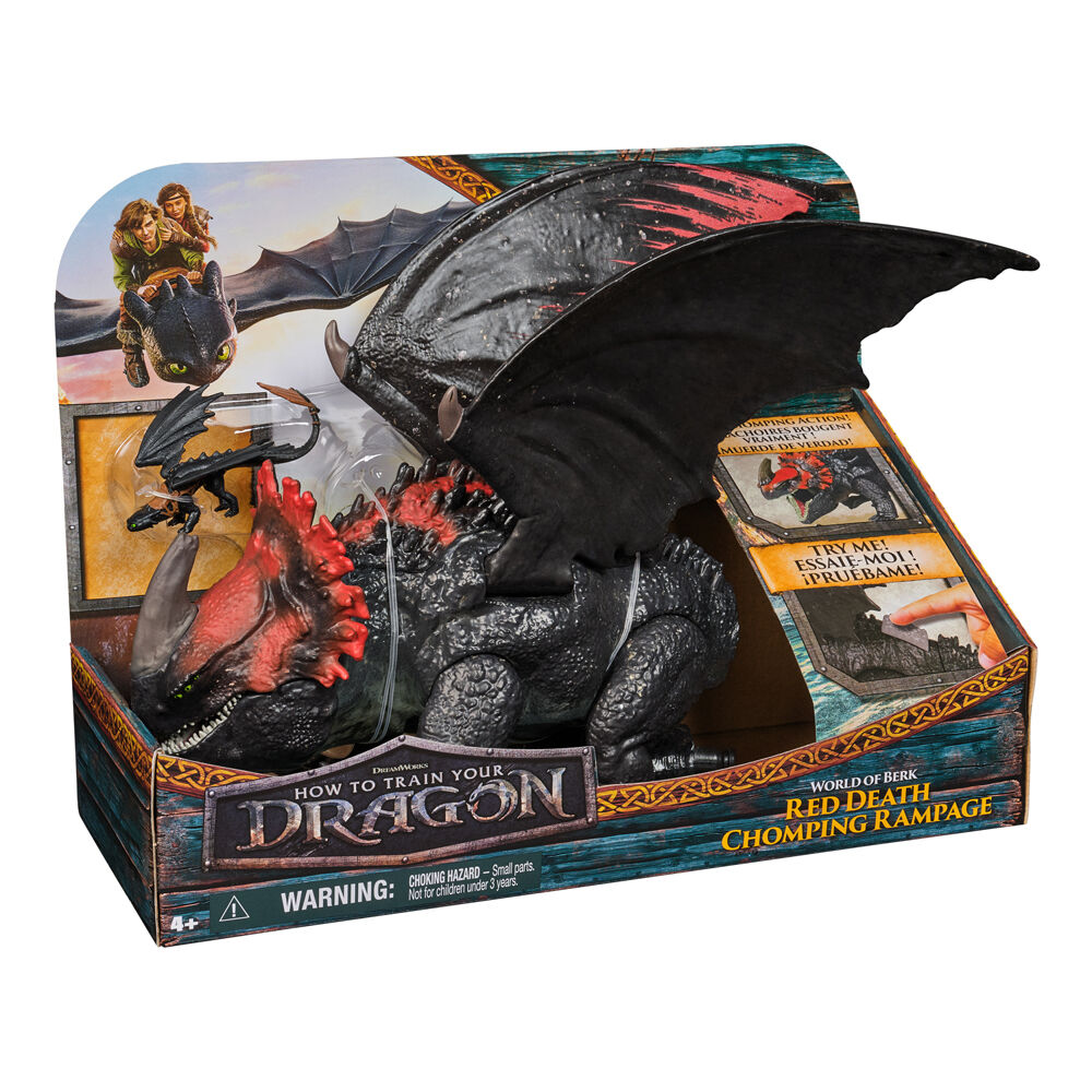Spin Master Dragon's Movie Red Death Chomping Rampage Action Figure 4y+