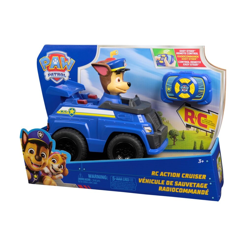 Paw Patrol Chase RC Action Cruiser Police Car W/ Remote Control 3Y+