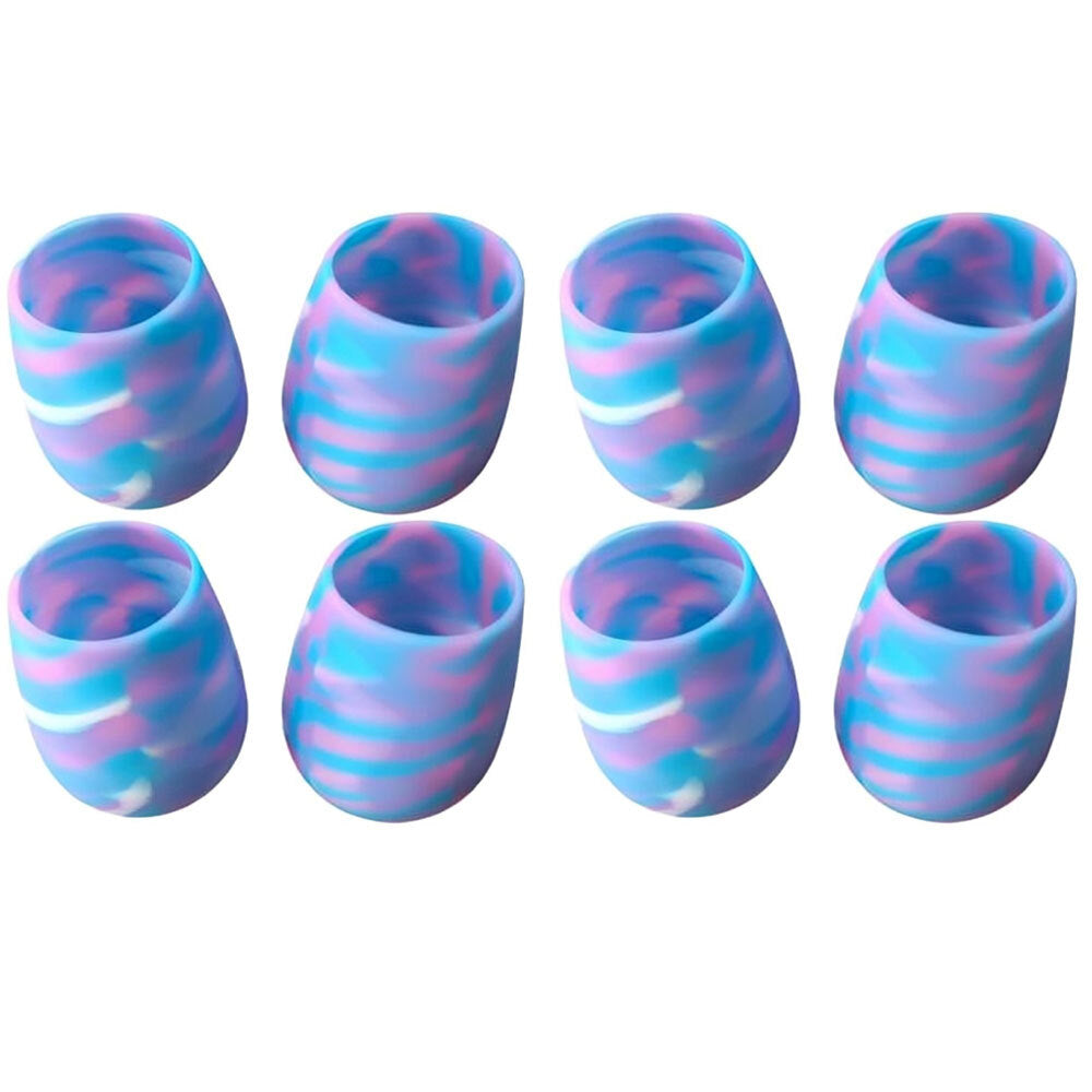 2PK 4pc Kuvings Reusable Silicone Smart Cup - Blue Blend