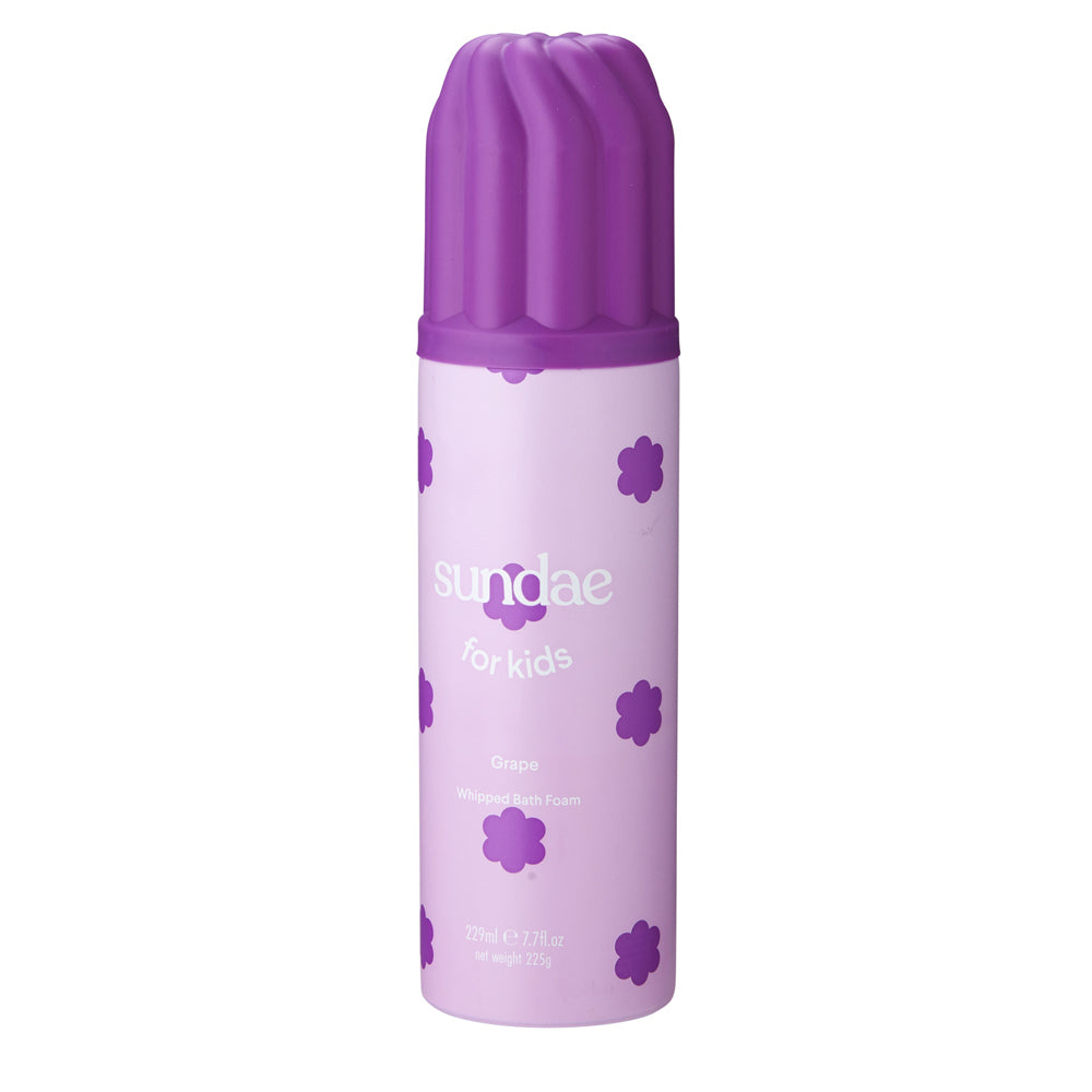 2PK Sundae Kids Shower Bathroom Foam Grape Scent Bodywash 229ml
