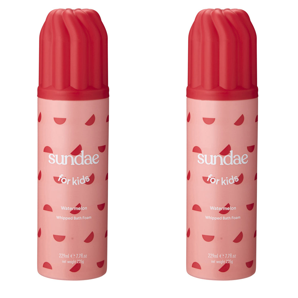 2PK Sundae Kids Shower Bathroom Foam Watermelon Bodywash 229ml