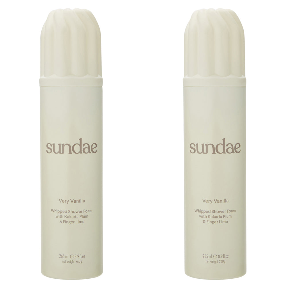 2PK Sundae Shower Bathroom Foam Very Vanilla Scent Bodywash 265ml