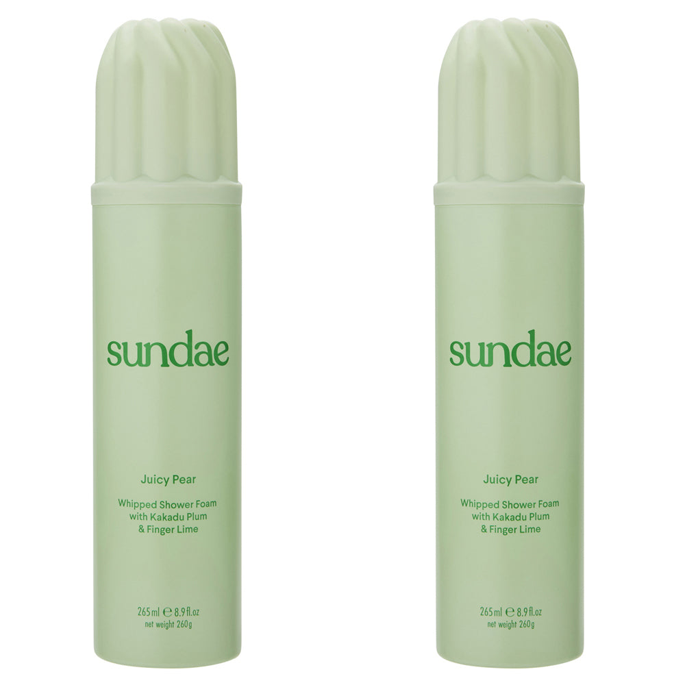 2PK Sundae Shower Bathroom Foam Juicy Pear Scent Bodywash 265ml