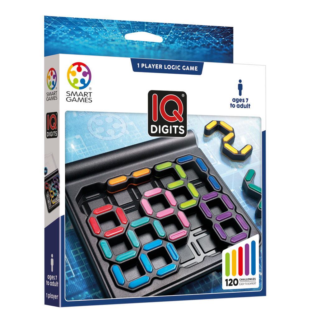 Smart Games IQ Digits Logic Puzzle Game Kids/Children Educational Toy 7y+