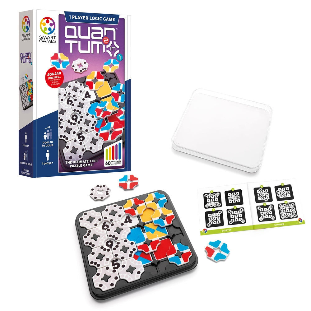 Smart Games Quantum 2-in-1 Puzzle Game Kids/Children Educational Toy 10y+
