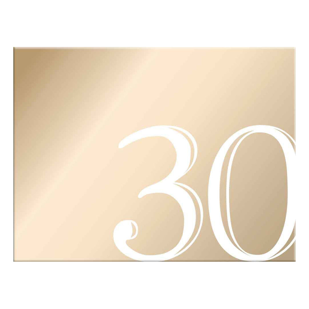 30th Rose Gold Guest Book Rose Gold Text 23x18cm Birthday Keepsake