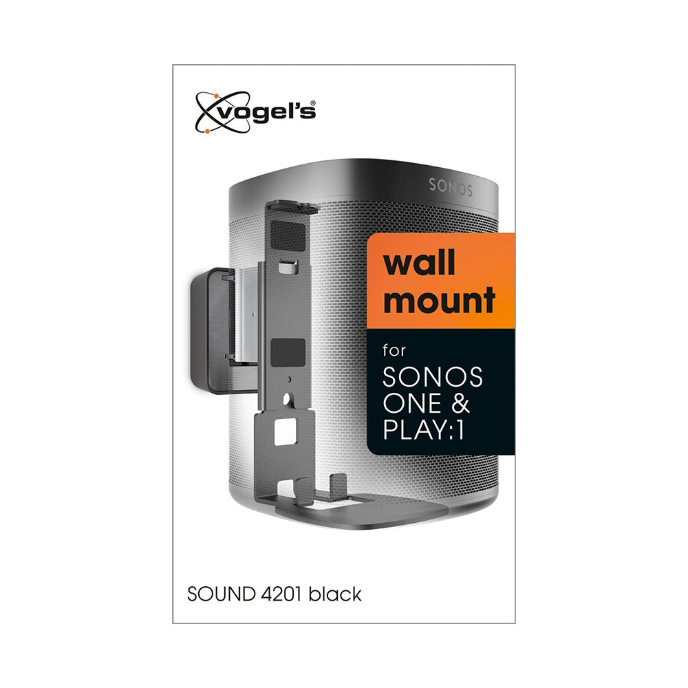 Vogel's SOUND4201B Wall Mount For Sonos One Speaker - Black
