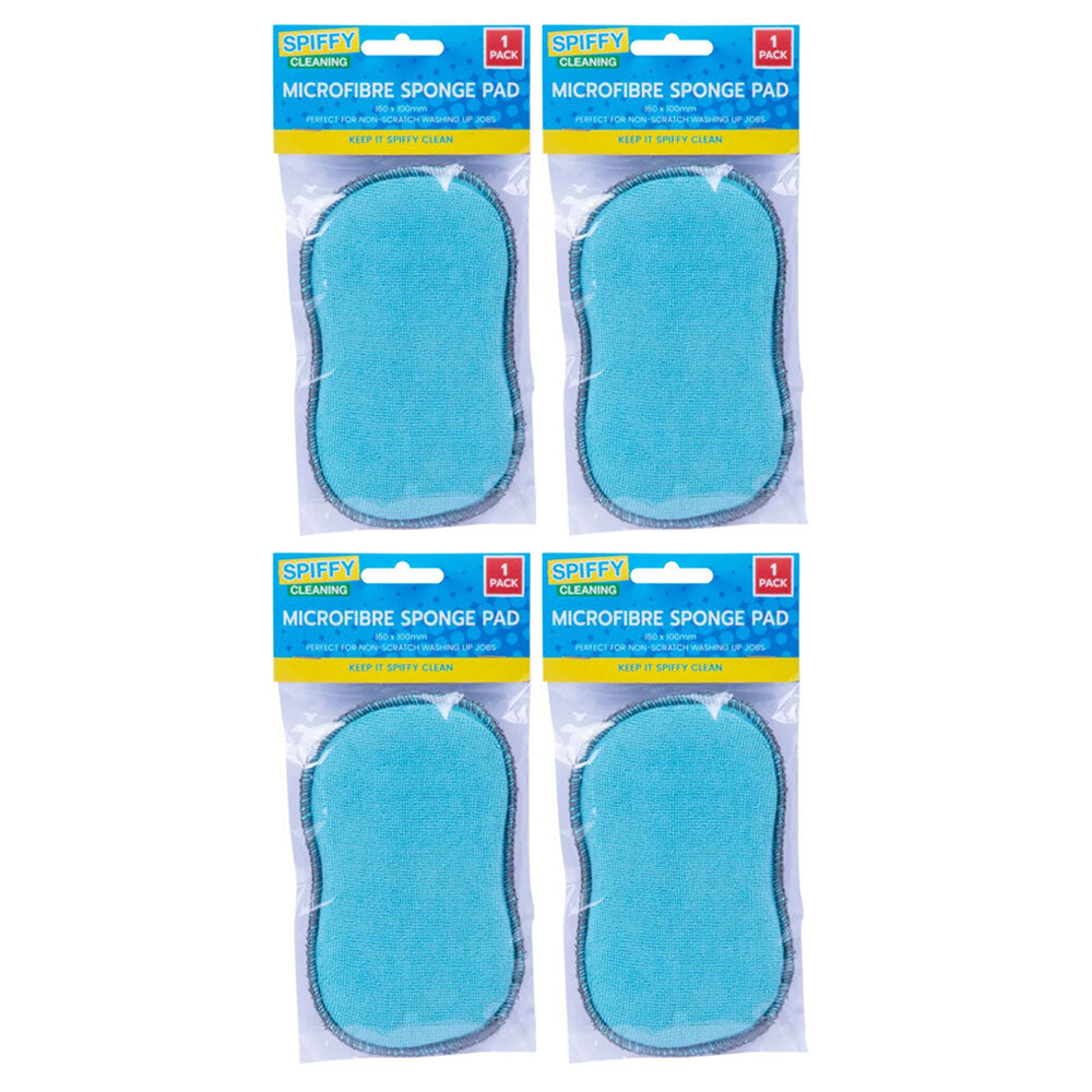 4x Spiffy Microfibre Sponge Pad