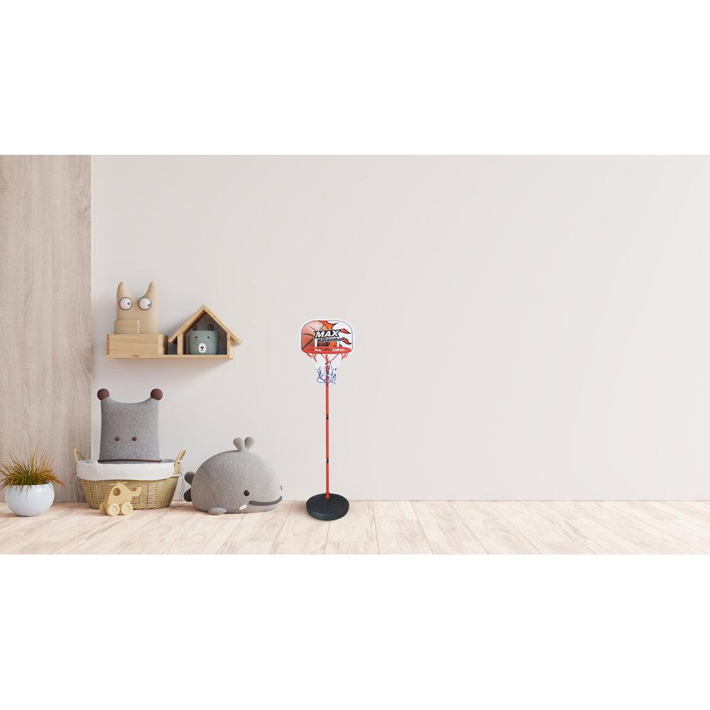 Toys For Fun 165cm Basketball Stand & Hoop w/ Ball/Pump