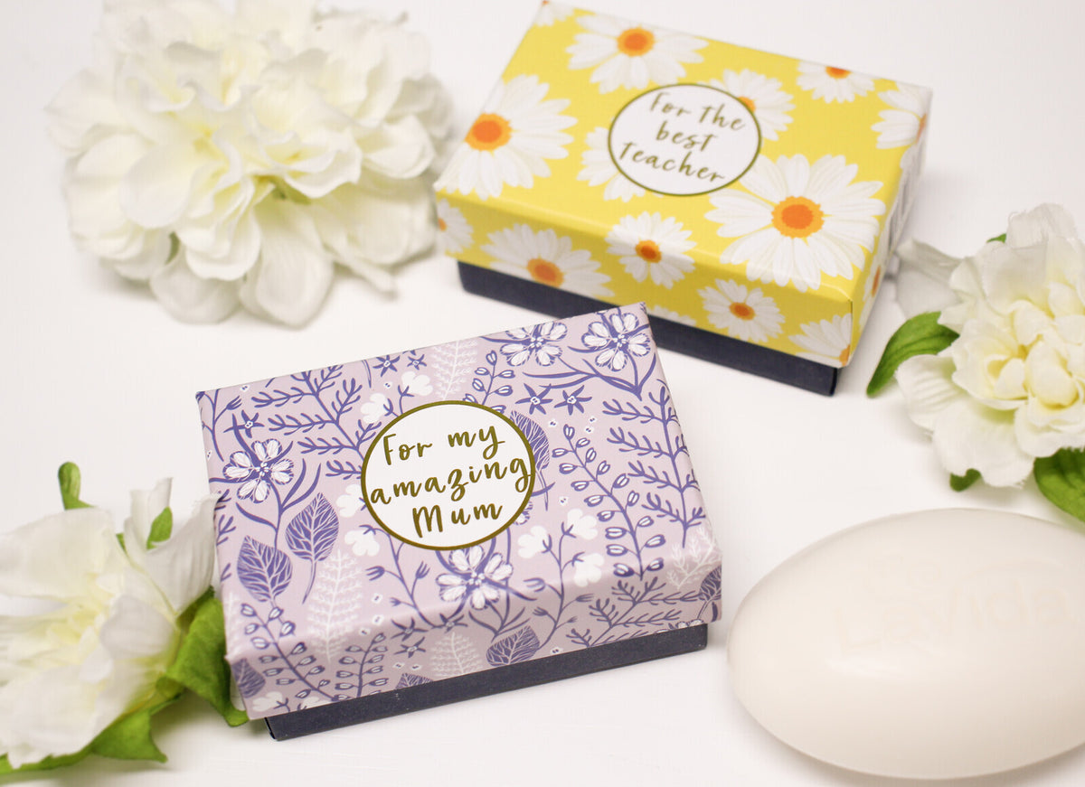 3PK LVD Mum Scented 80g Body Fragrance Bath Bar Soap w/ Box Lavender