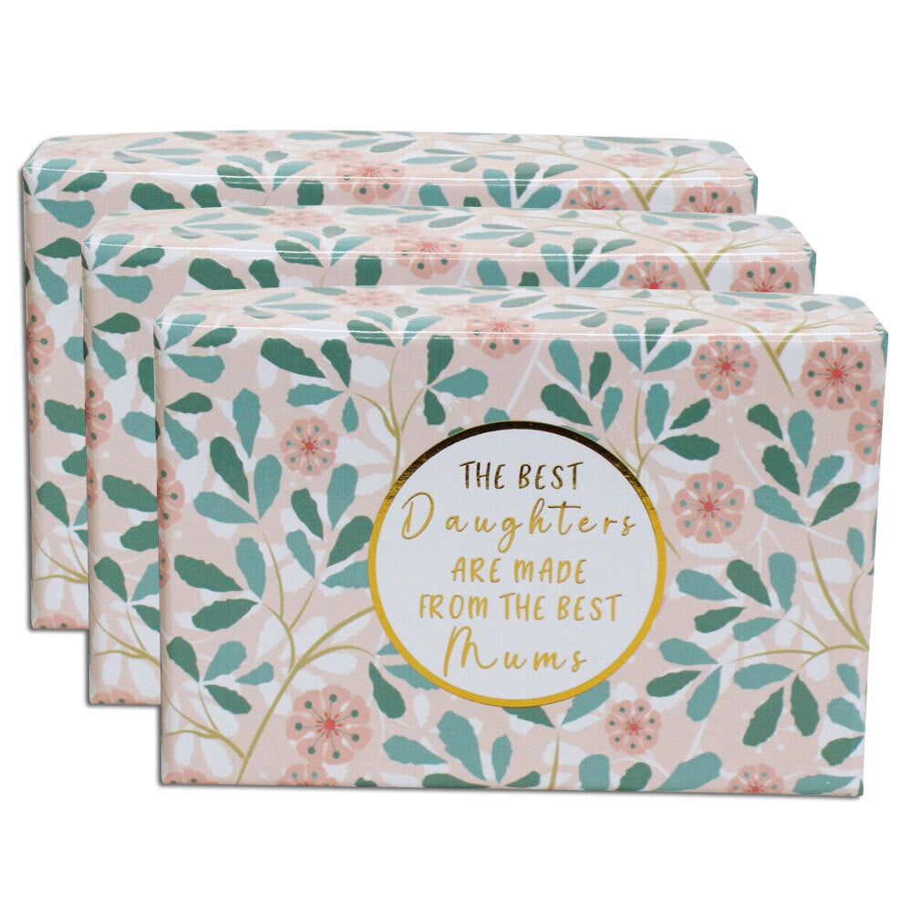 3PK LVD Scented 80g Body Fragrance Bath Bar Soap w/ Box Best Daughters
