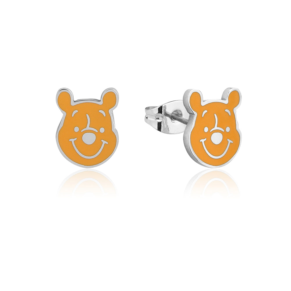 Couture Kingdom Ecc Disney Winnie The Pooh Winnie Face 12mm Stud Earrings