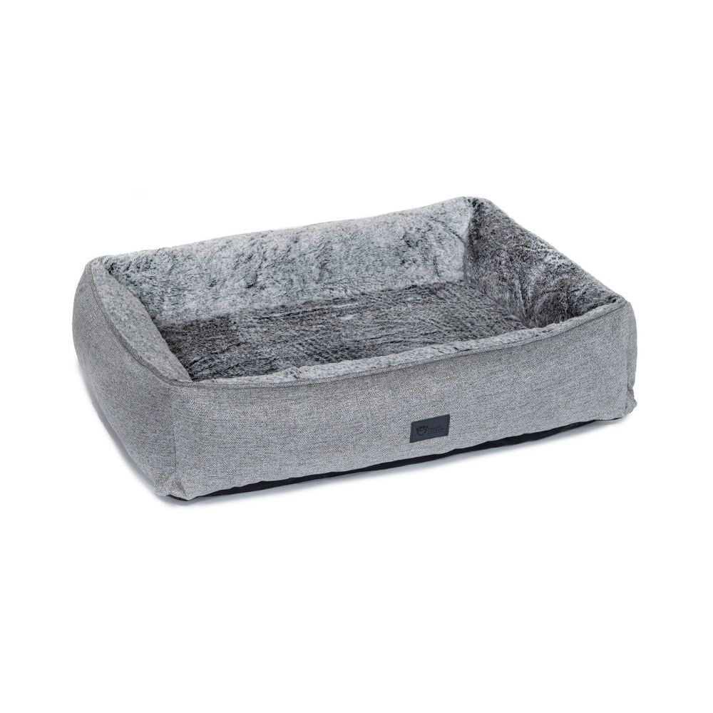 Superior Pet Plus Ortho Pet/Dog Lounger/Bed Artic Faux Fur Jumbo 130cm