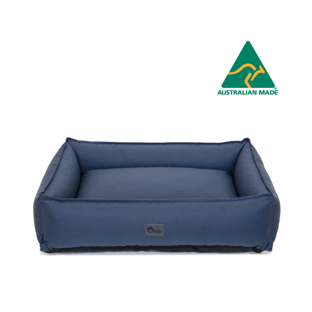 Superior Pet Plus Ripstop Pet/Dog Lounger/Bed Bondi Blue Small 87cm