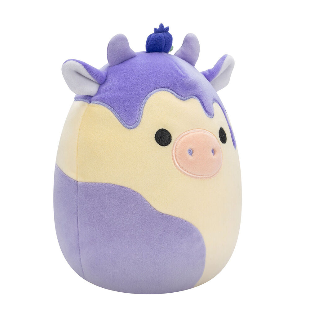 Squishmallows 7.5in Benito Blueberry Cow Stuffed Animal Kids Plush Toy 3y+