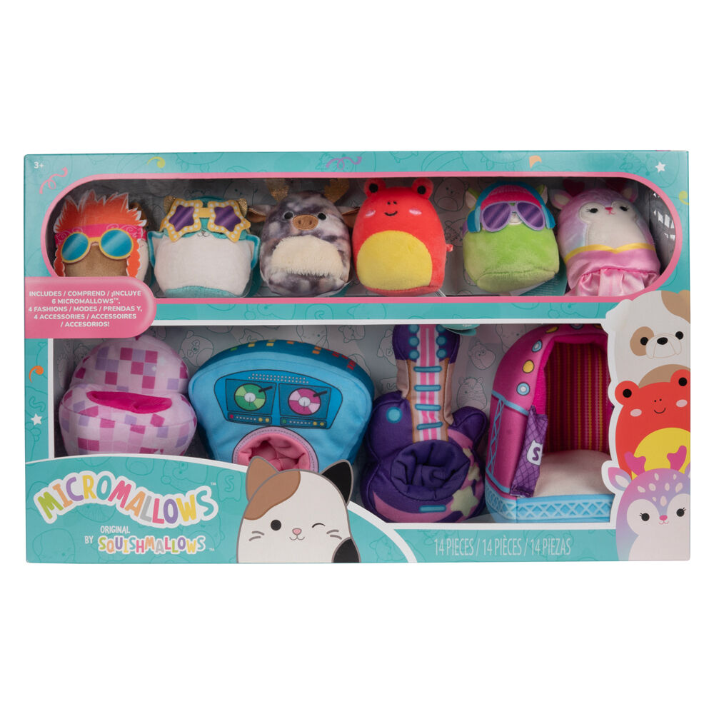 Squishmallows 2.5in Micromallows Environment Collectible Kids Set 3y+ Assorted