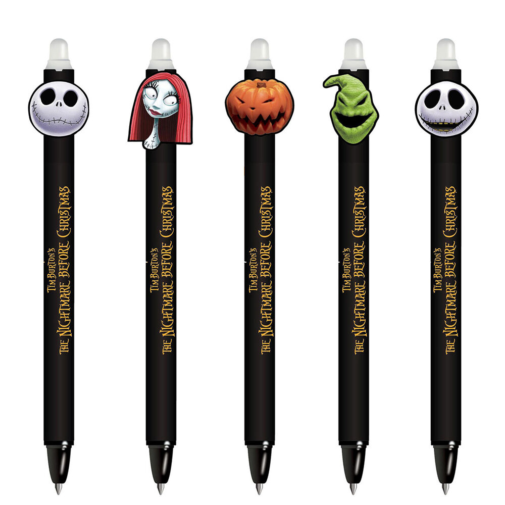 10PK Disney Nightmare Before Christmas Characters Erasable Gel Pen Assorted