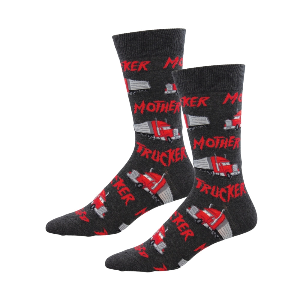 2PK Socksmith Mens Novelty Comfort Socks Mother Trucker One Size
