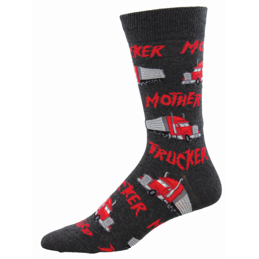 2PK Socksmith Mens Novelty Comfort Socks Mother Trucker One Size