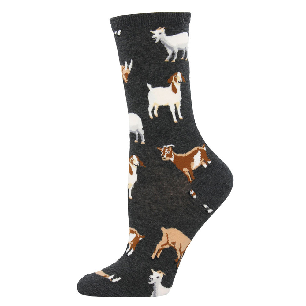 3PK Socksmith Ladies Novelty Socks Silly Billy Charcoal One Size