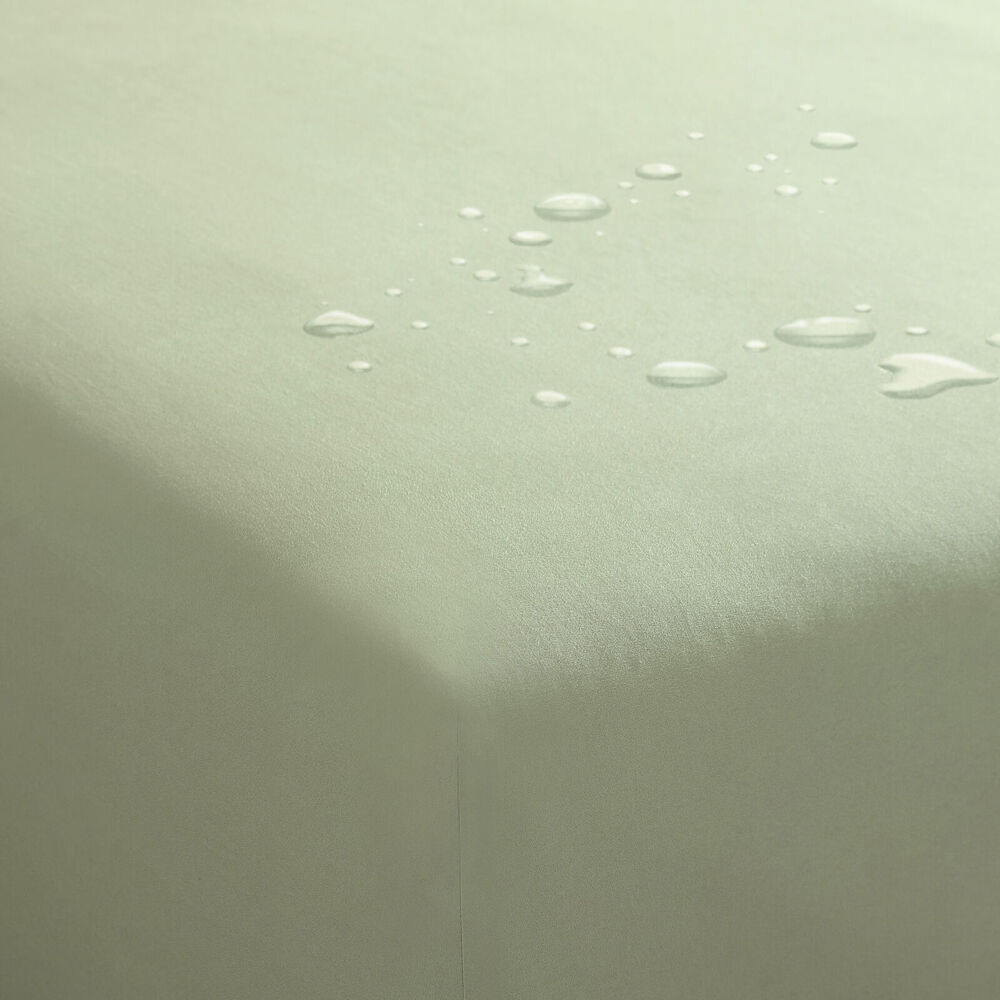 Ardor Boudoir Single Waterproof Bed Sheet w/ Pillowcase Set - Sage