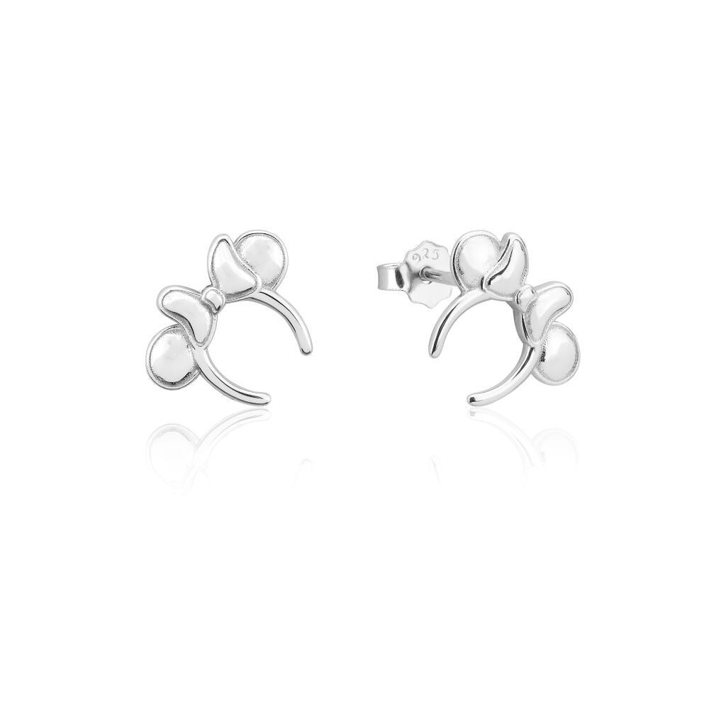 Couture Kingdom Disney Minnie Mouse Headband Stud Earrings 10mm Silver